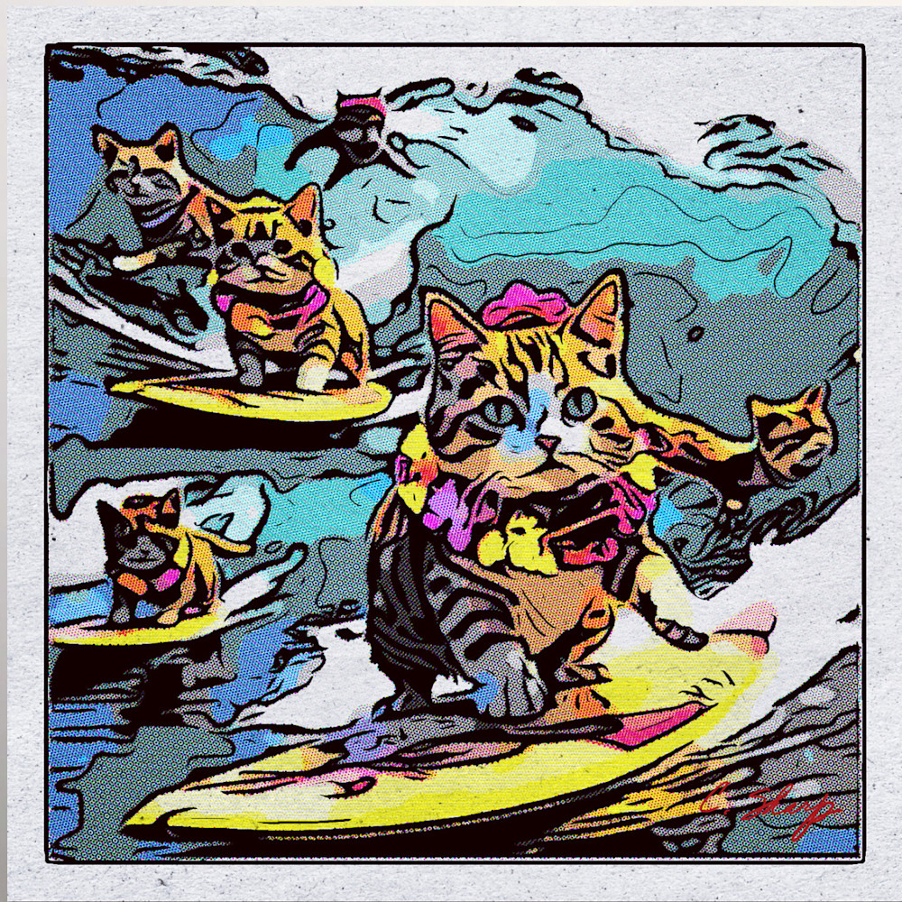 Cat-Ch The Blue Wave!