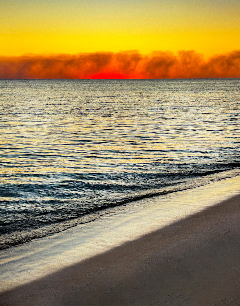 Smoke Kissed Sunset Art | Sky + Sparks Luxury Fine Art