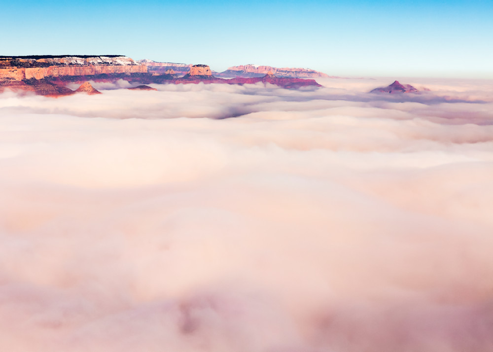 Grand Canyon Air Inversion Clouds Photography Art | Kasden Photography