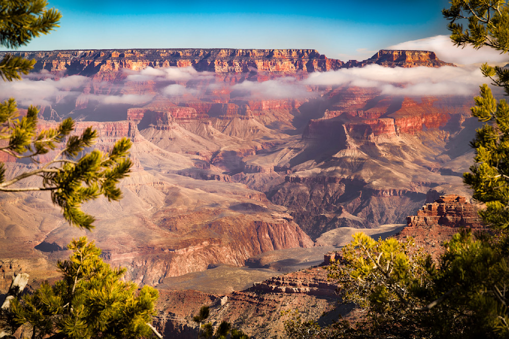 Grand Canyon Air Inversion Clouds 2 Photography Art | Kasden Photography
