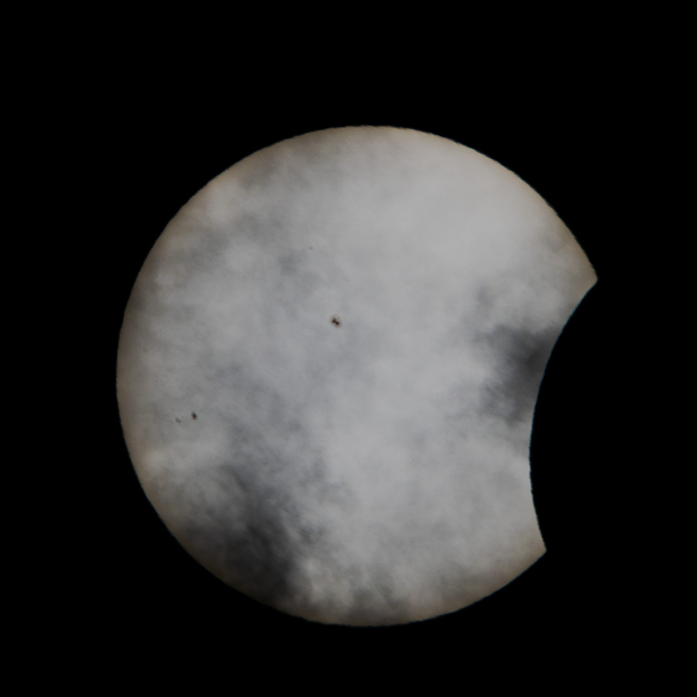 2024 Solar Eclipse First Contact