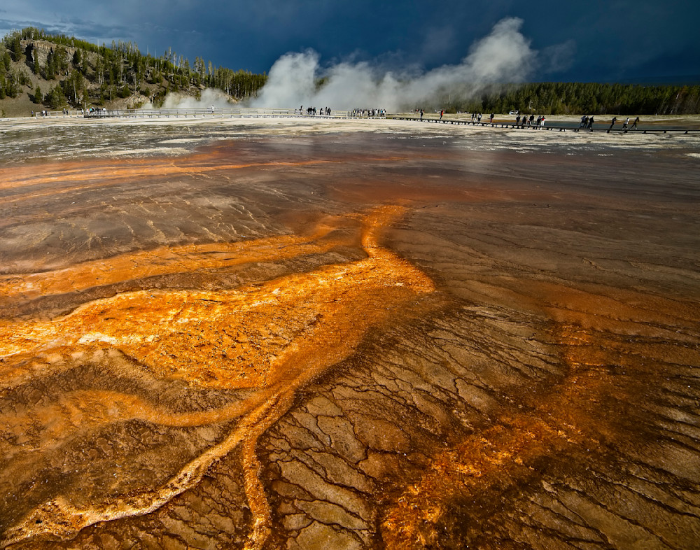 Yellowstone G Prismatic Spring 6 A Photography Art | Kasden Photography