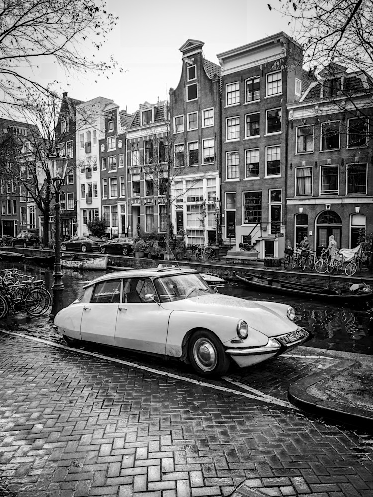 Citroën DS Amsterdam Art Print | Studio Petrino - Classic European Car Art