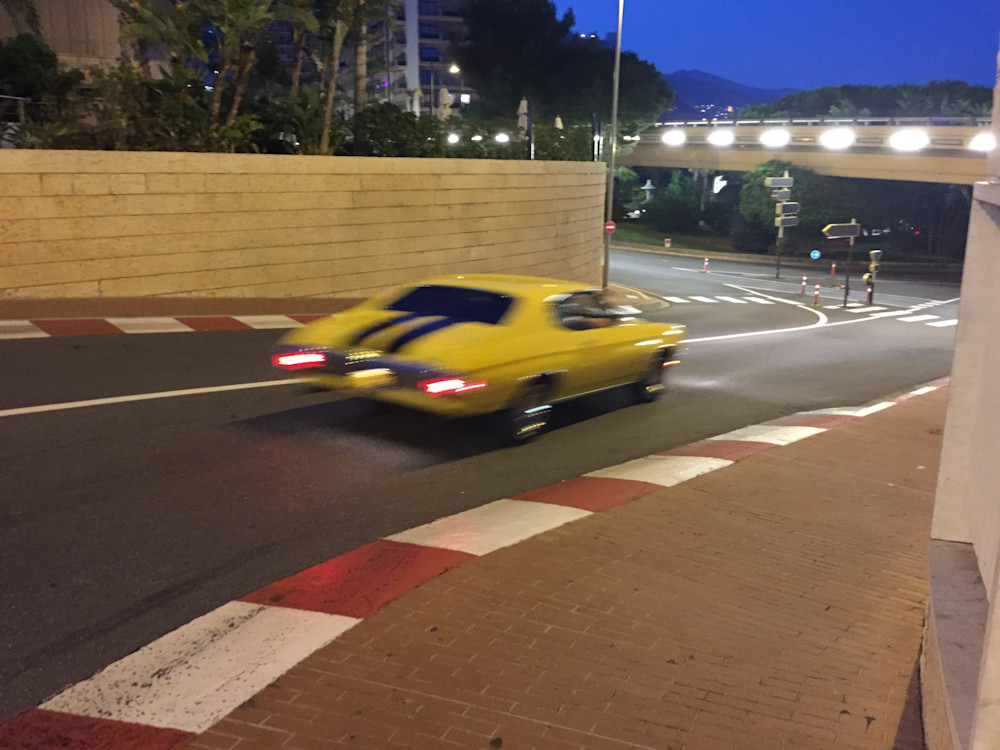 Le Blur Monte Carlo Monaco Art Print | Studio Petrino - Chic Monaco Cityscape