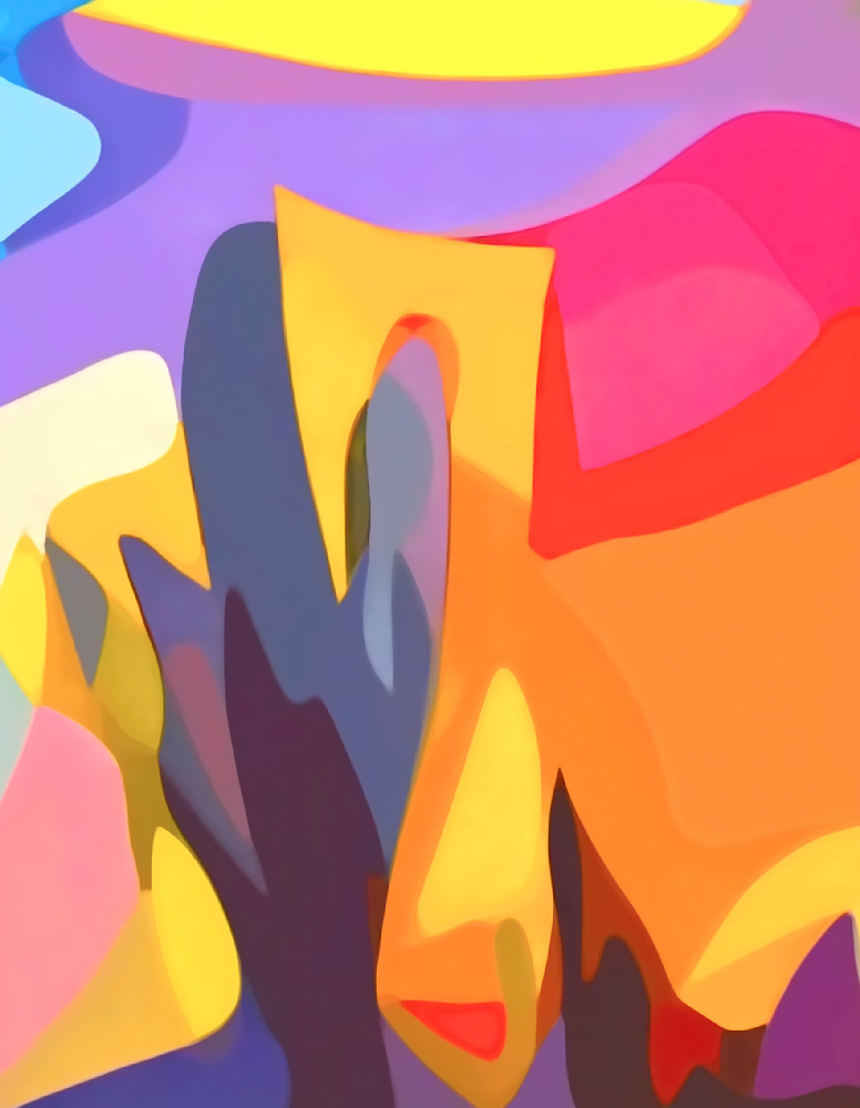 Cactus Sunset  I Art | csharp art