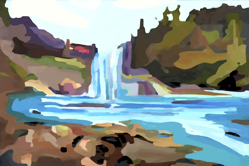 Snowqualmie Falls Art | csharp art