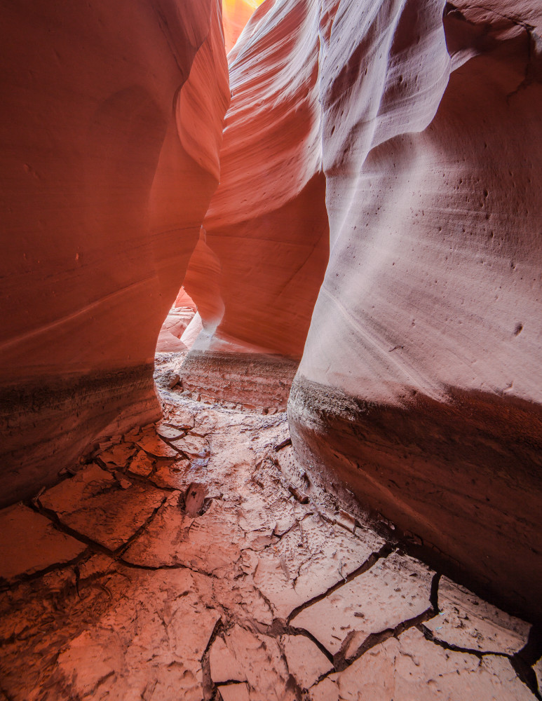 Dessicate Mud Floor, Antelope Canyon, Page, Az Photography Art | Kasden Photography