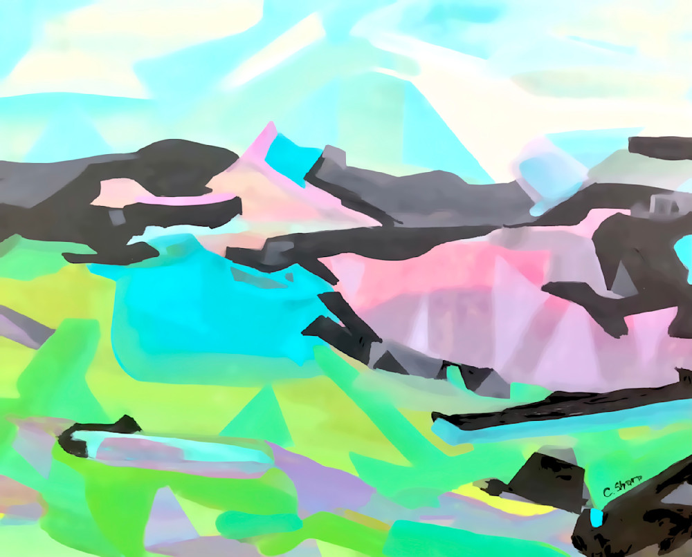 Green Fields Art | csharp art