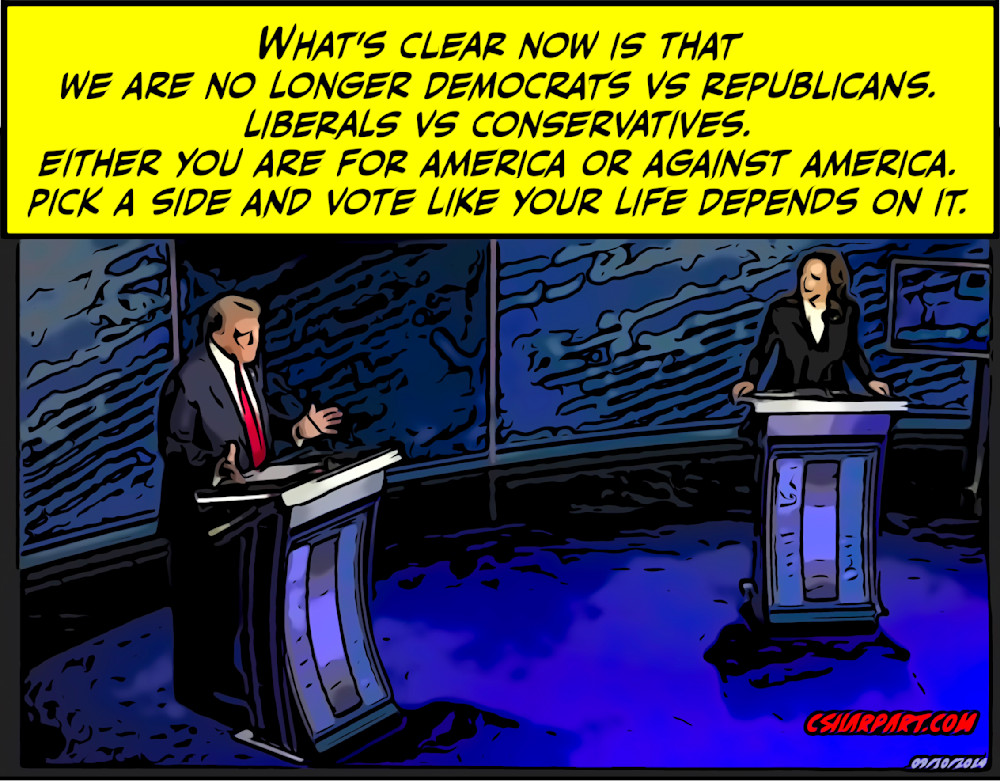 Harris/Trum[P Debate Art | csharp art