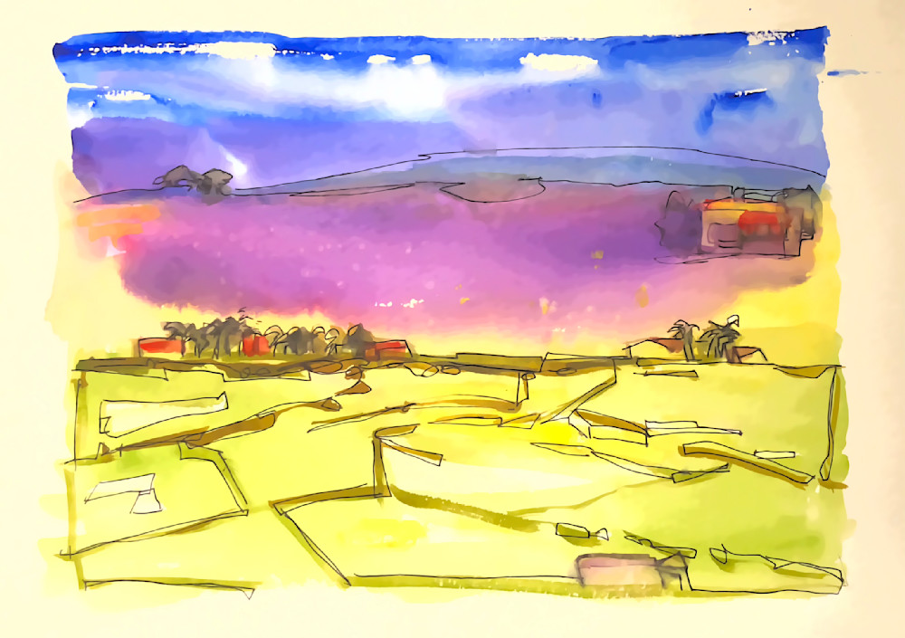 Fields Of Green & Gold Art | csharp art