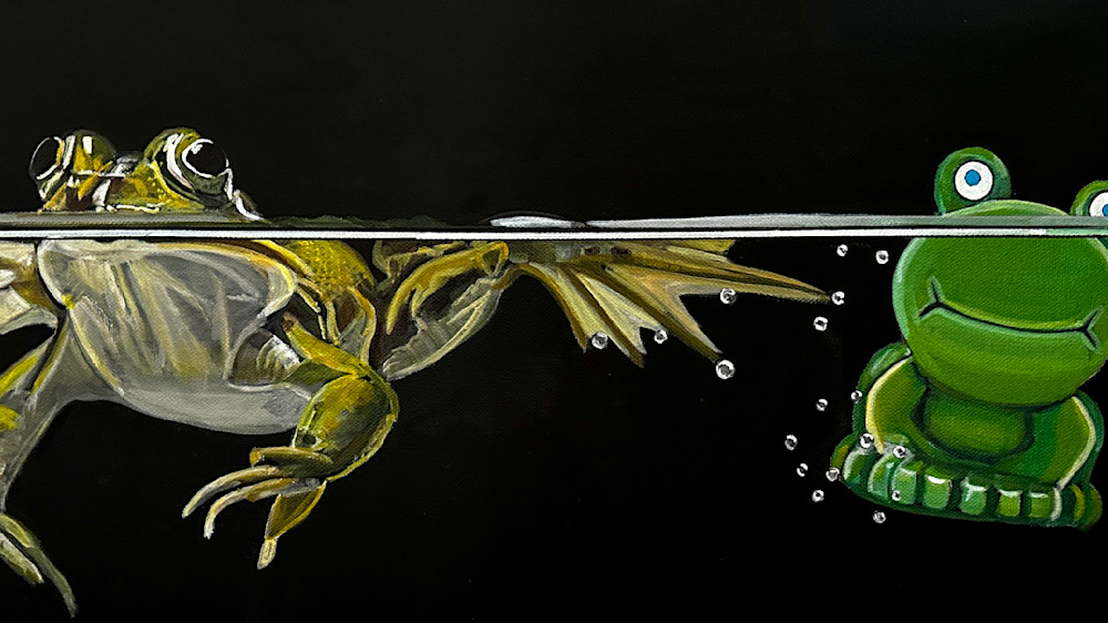 Jeremiah Was A Bath Toy Art | Toril Art