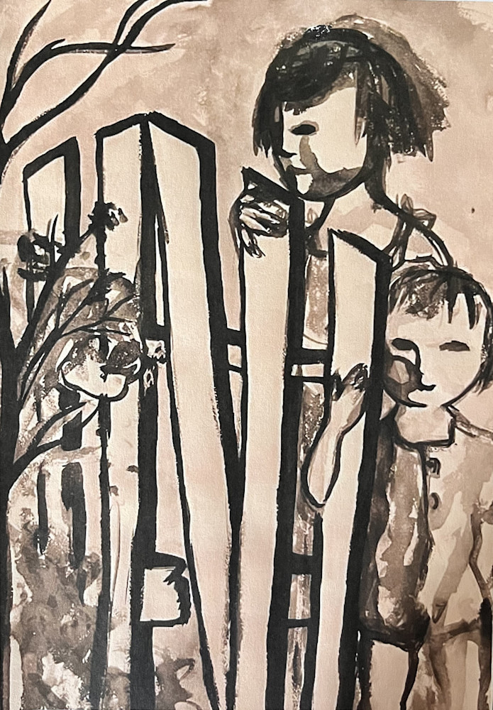 The Gate At 104 Byrd Way, Grand Prairie, Tx Art | artbotique:  Art and Prints by Lucy