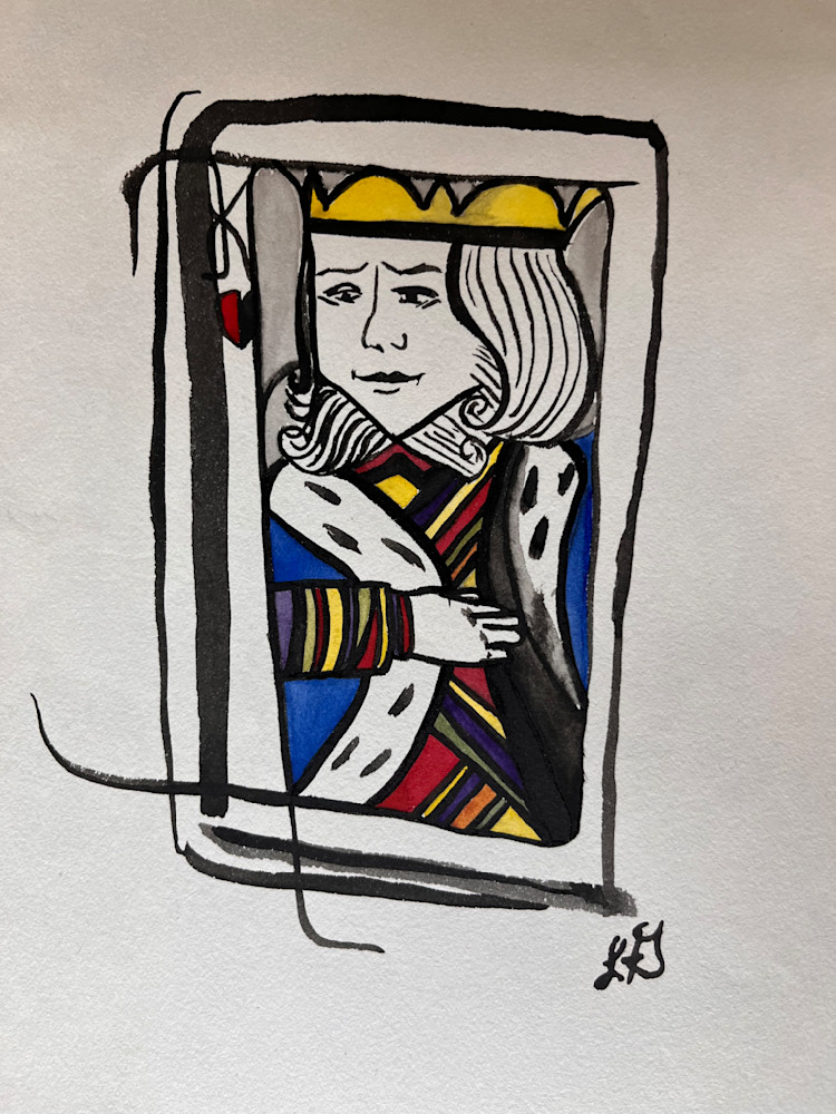 King Of Hearts Art | artbotique:  Art and Prints by Lucy