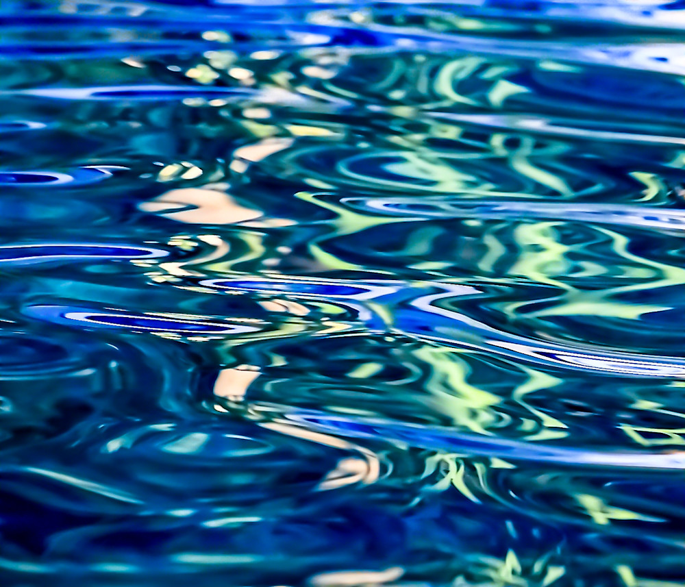 Swirling Blue Photography Art | Kimberly Umstead Photography
