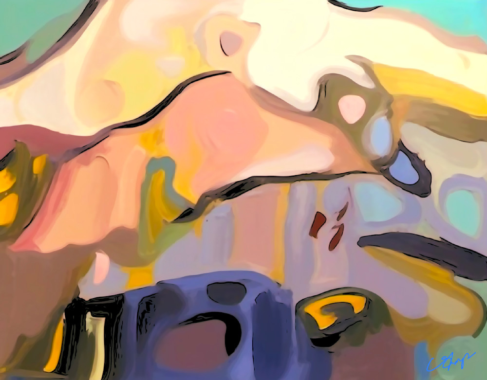 Over Lake Washington: Wild Blue Yonder Series Art | csharp art