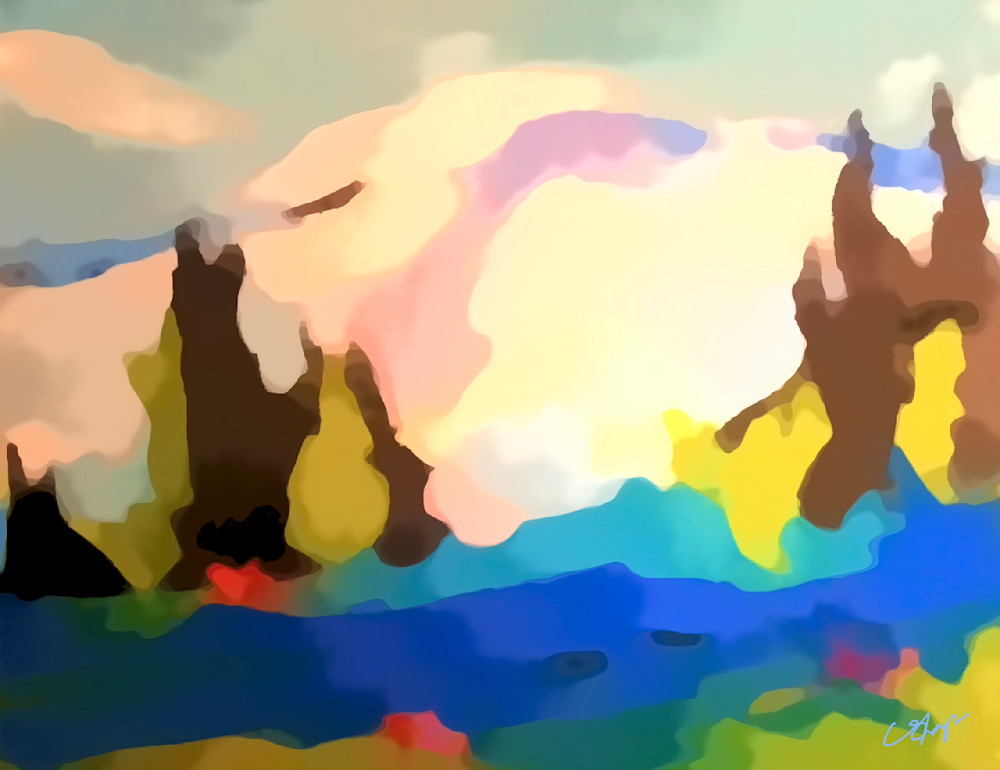 Tipsoo Lake  Winter Art | csharp art