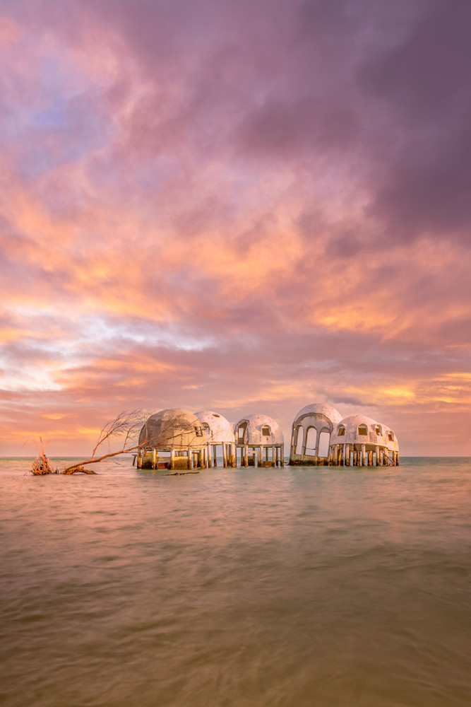 Dome Homes Cape Romano |Florida | FL | Dennis Goodman Photography