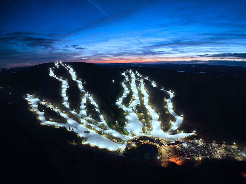 Wachusett Twilight Trails Photography Art | Artistic Insights Aerial Photography