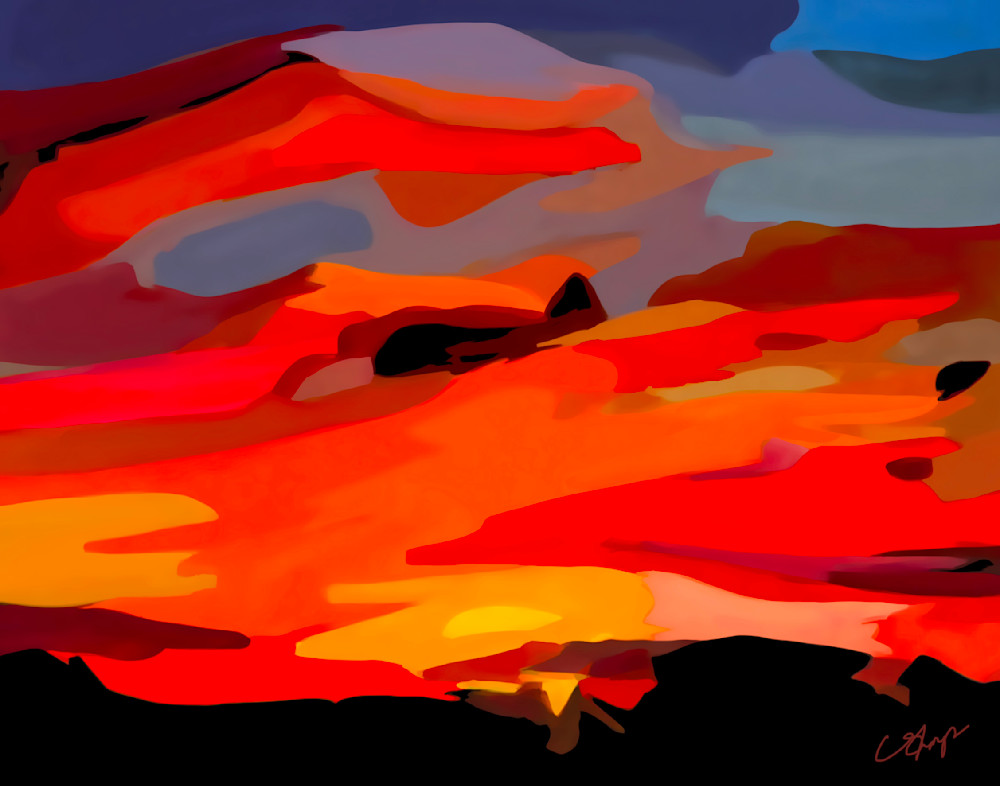 Northwest Sunset Art | csharp art