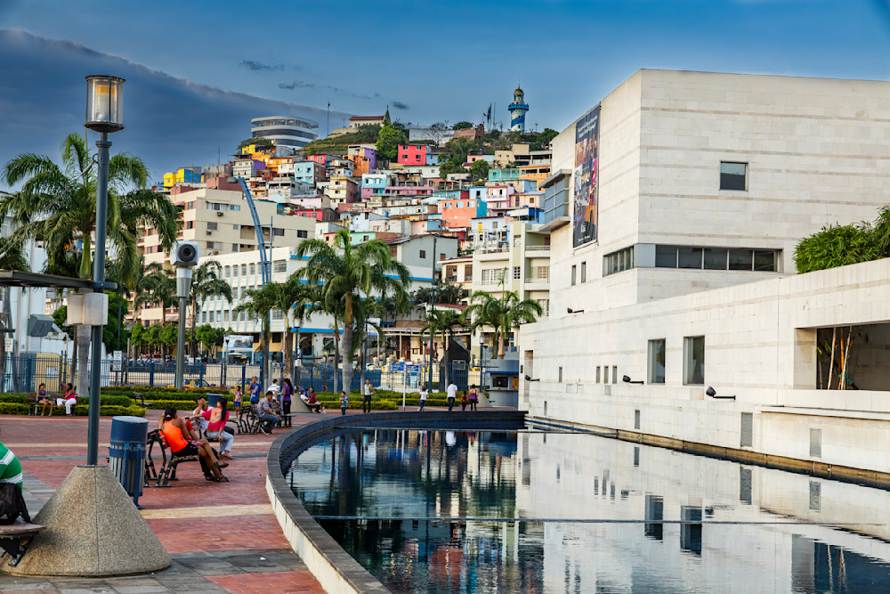 Scott Kasden | Shop photo of Guayaquil lighthouse on hill
