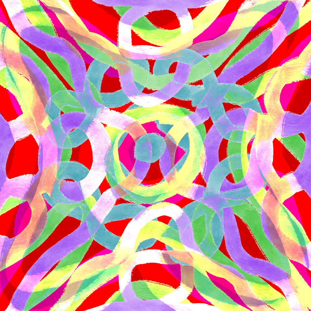 Me Porto Bonito - Bad Bunny Song-Inspired Contemporary Painting