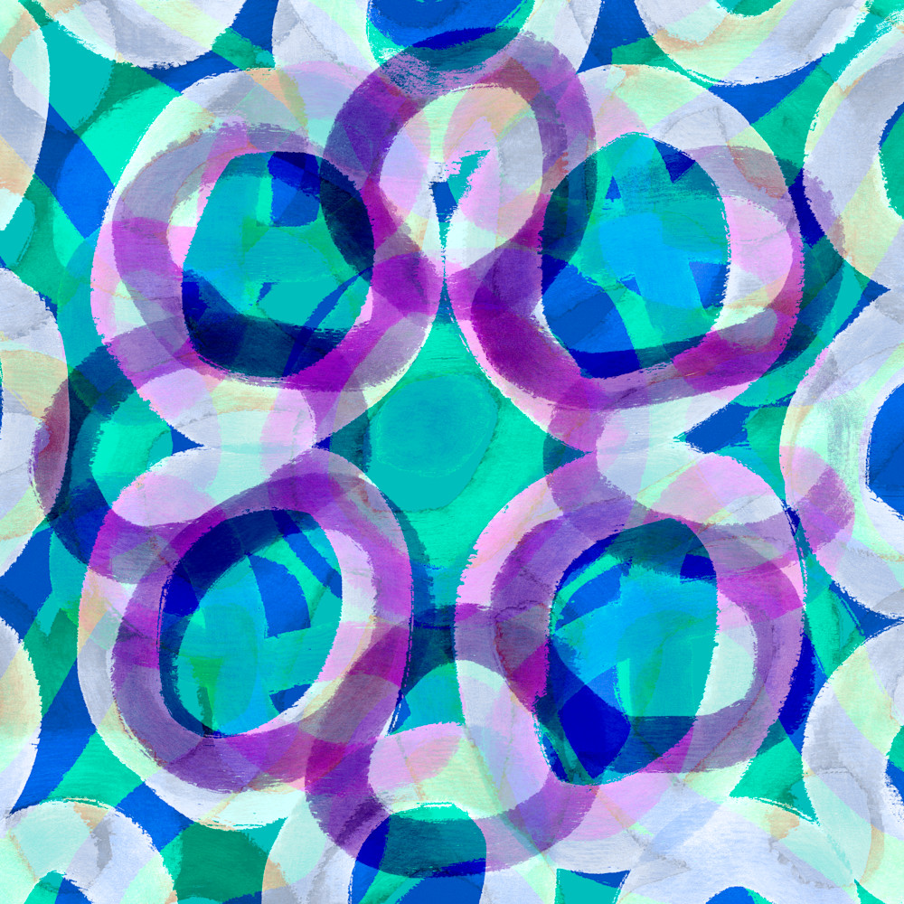 English Summer Rain - Placebo Song-Inspired Contemporary Painting