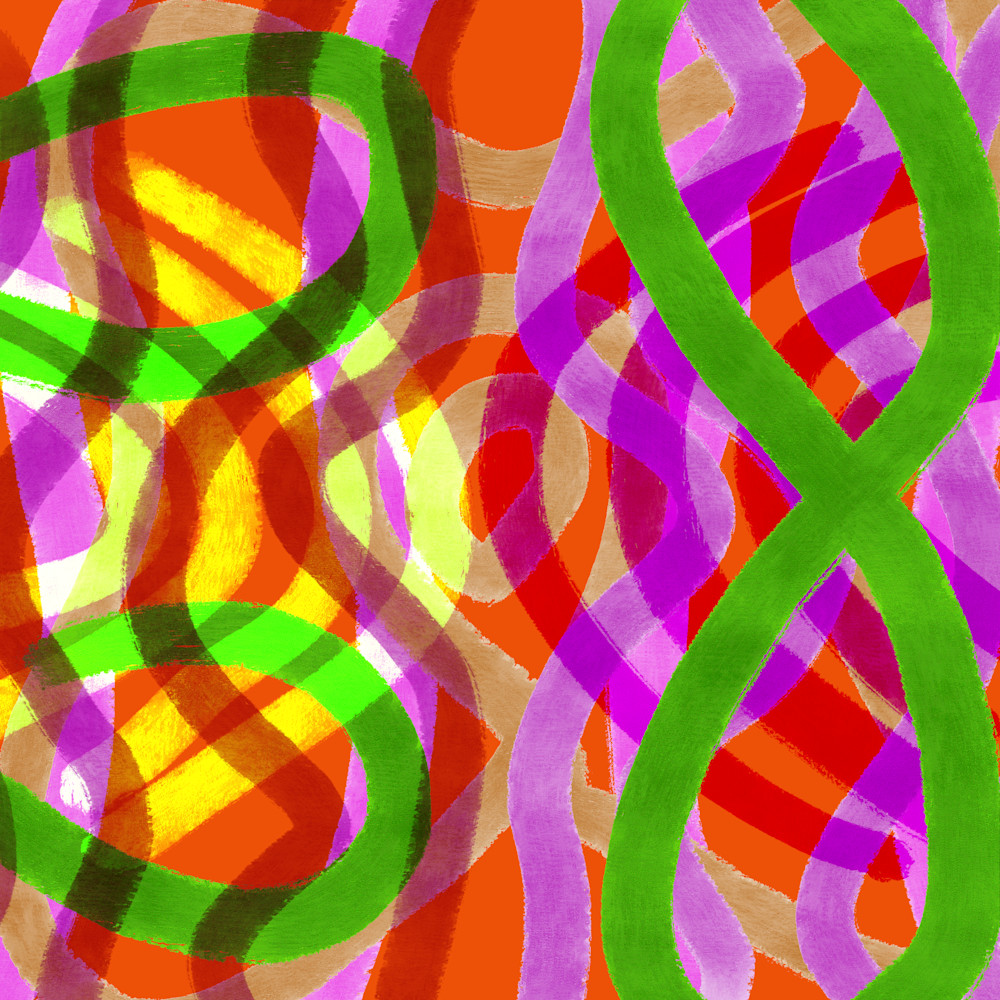 un x100to - Grupo Frontera, Bad Bunny Song-Inspired Contemporary Painting