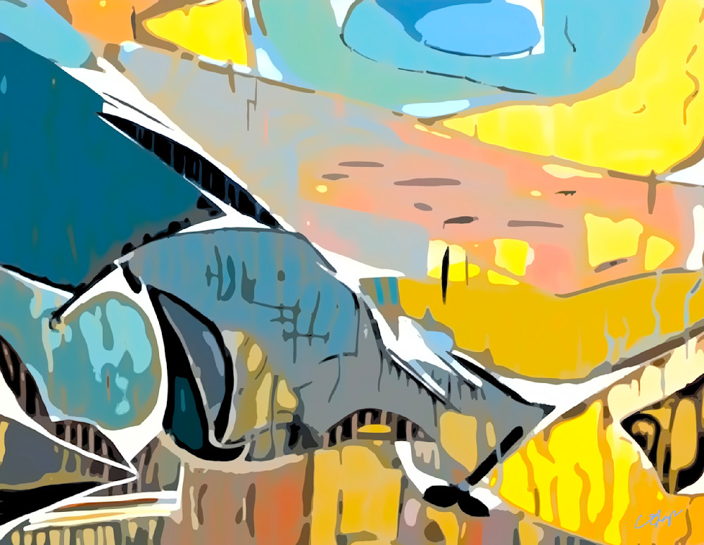 Over Lake Washington: Wild Blue Yonder Series Art | csharp art