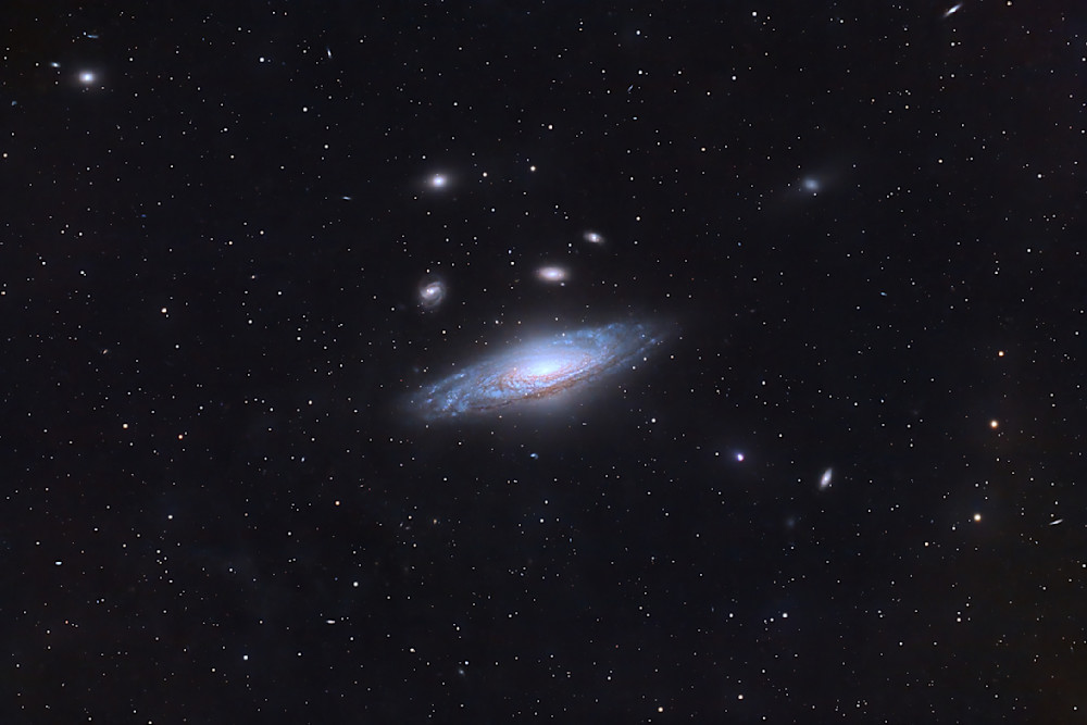 NGC7331 Deerlick Group of Galaxies Art Print
