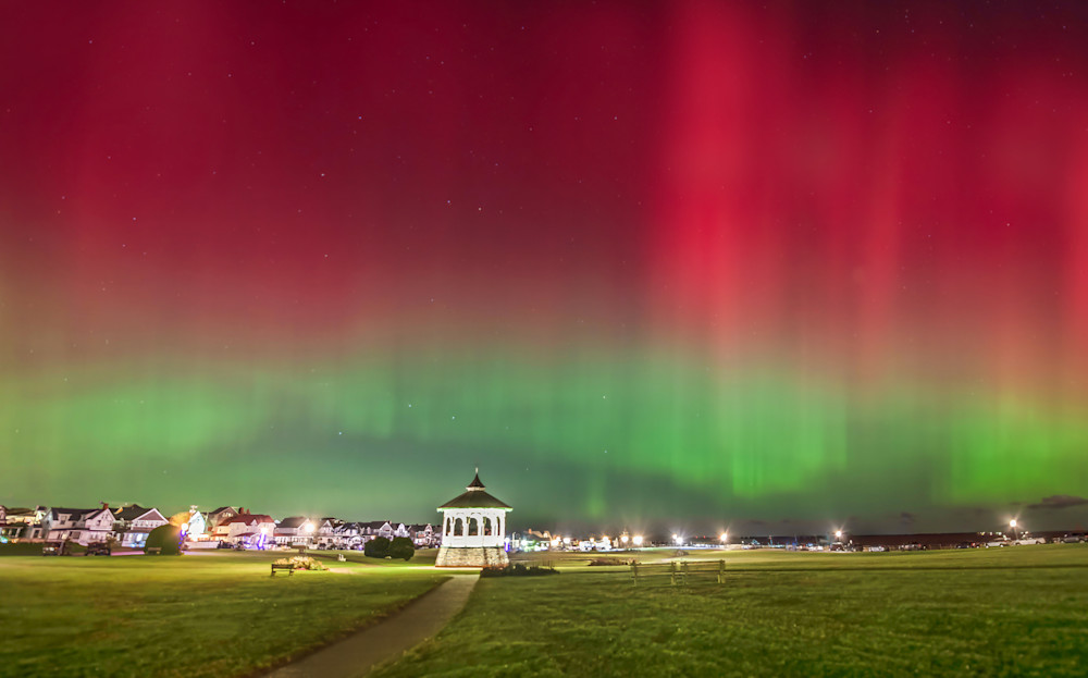 Ocean Park Northern Lights 2024 Art Michael Blanchard Inspirational
