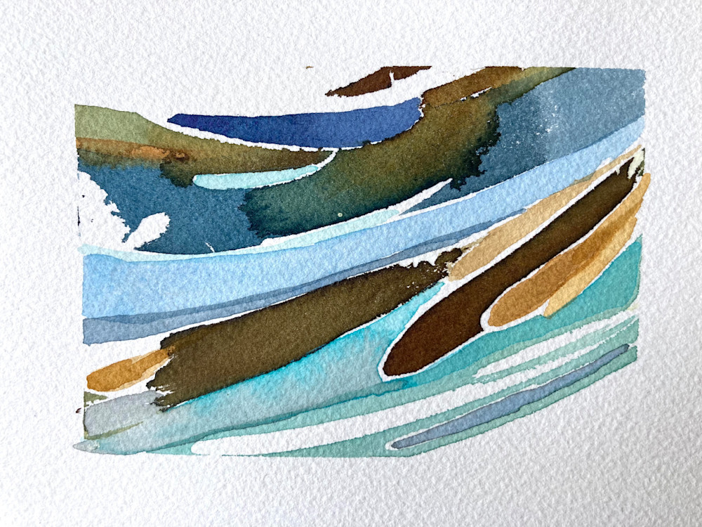 "The Lightness of Being 7 | Gordon Meggison | Abstract Watercolors