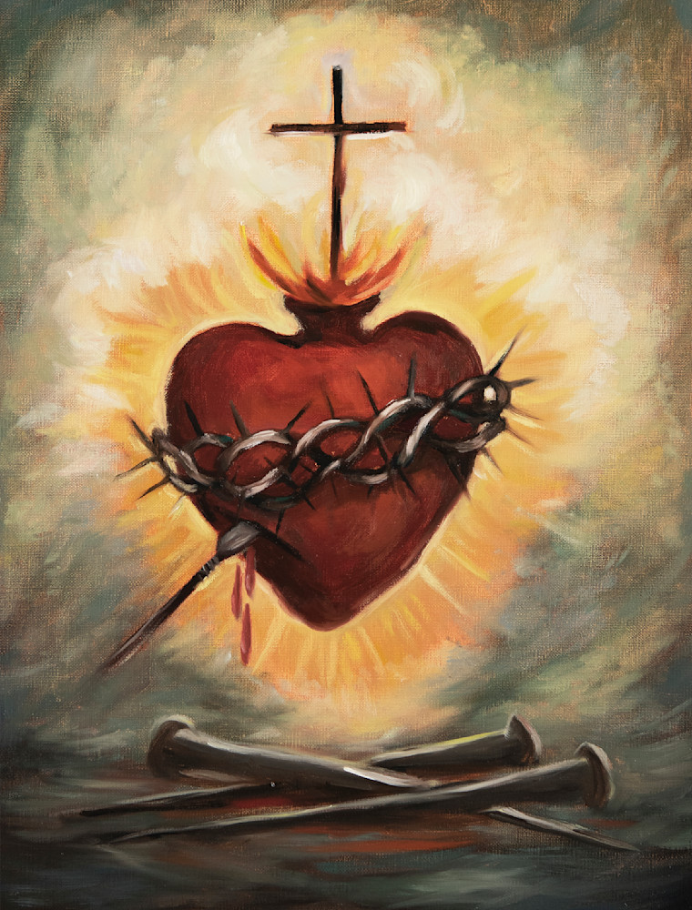 The Sacred Heart Of Jesus Art | Michael Corsini Art