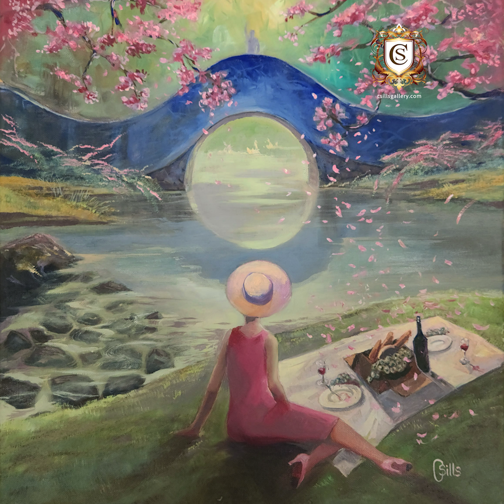 Cs Totebag Art Blue Bridge Art | Sills Communications LLC