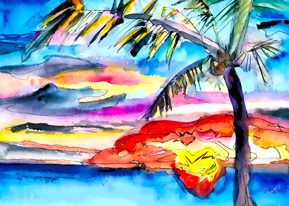 Maui Sunset Art | csharp art