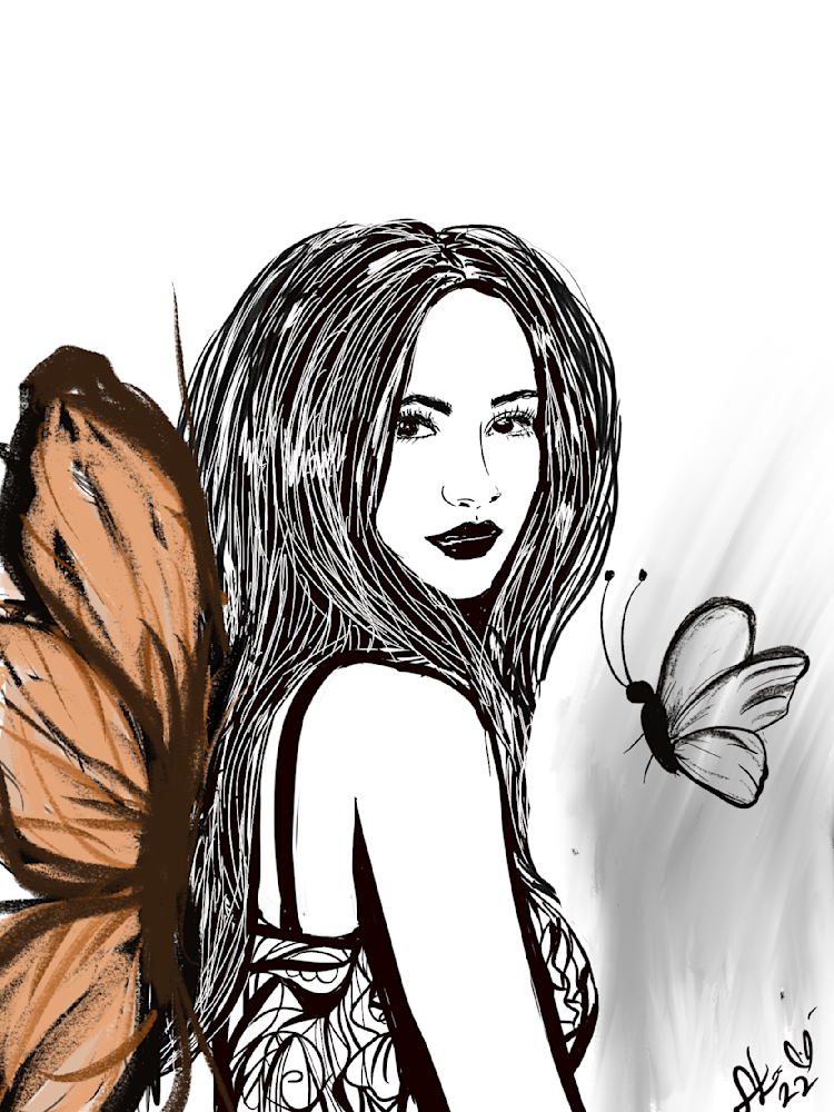 Butterfly Lady Art | See Lee Art of expression 