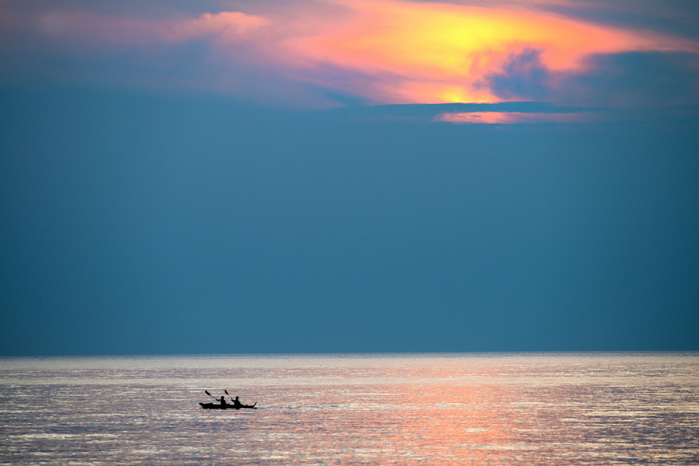 Lake Erie Kayak Sunset
