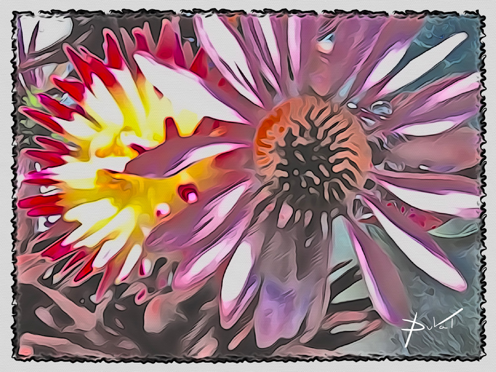 Dark Clouds Over Summer Flowers Art | Cynthia DuVal Creative Studio