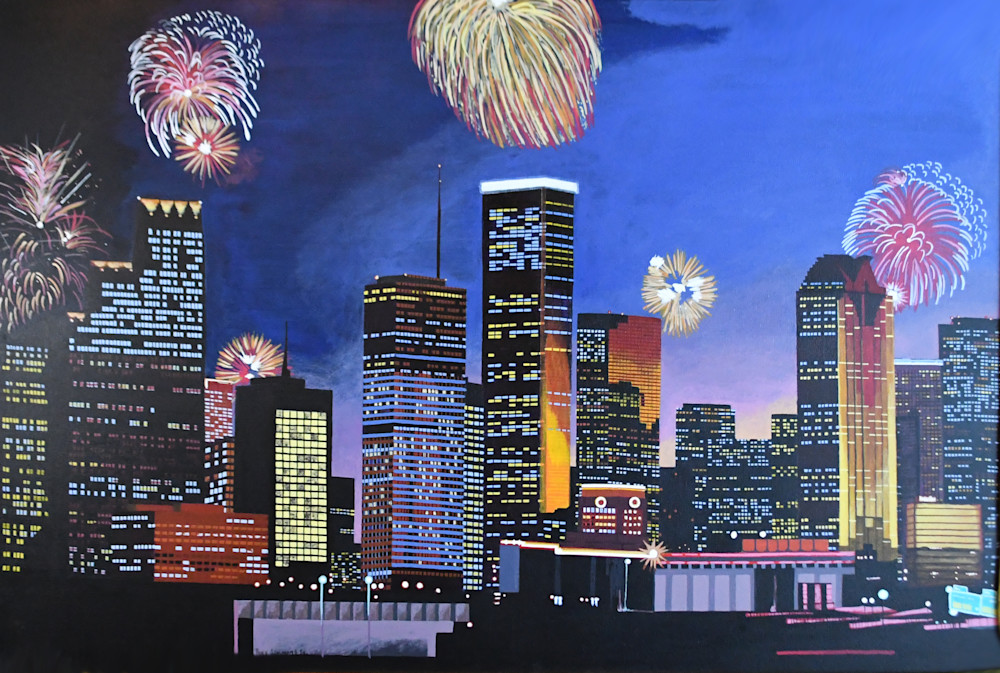 4th Of July In The City Art | Time Out color Vision