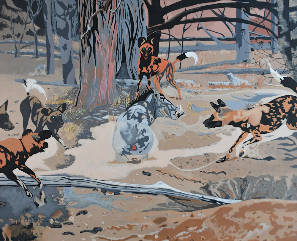 Wild Dogs Of Africa Art | Time Out color Vision