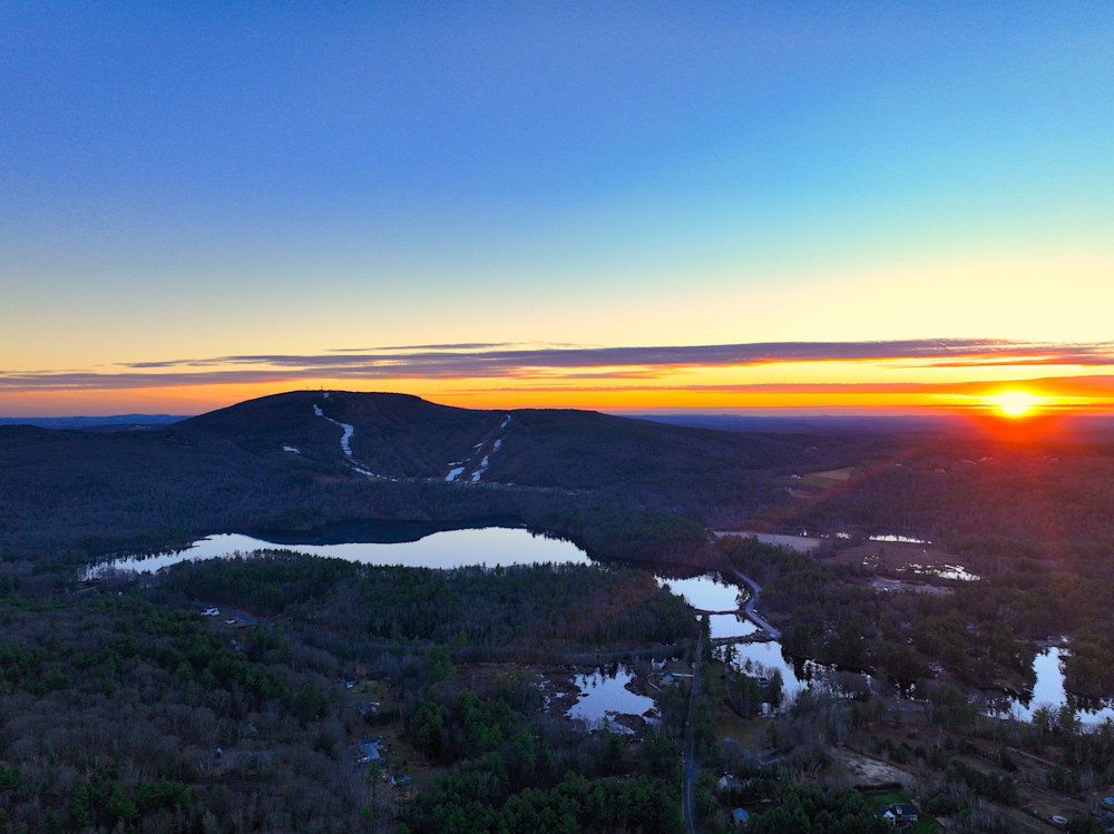 Orange Skies Photography Art | Artistic Insights Aerial Photography