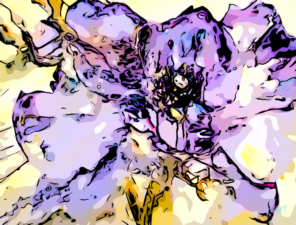 Purple Flower Art | csharp art