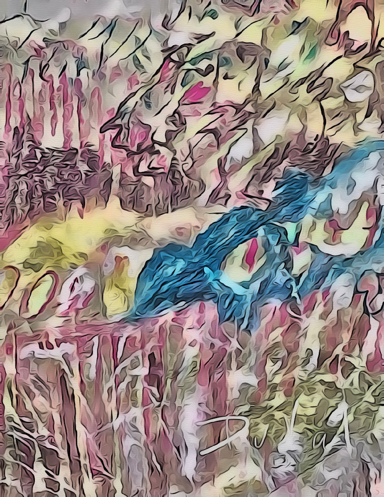 Rainy Day Landscape With Wind Art | Cynthia DuVal Creative Studio