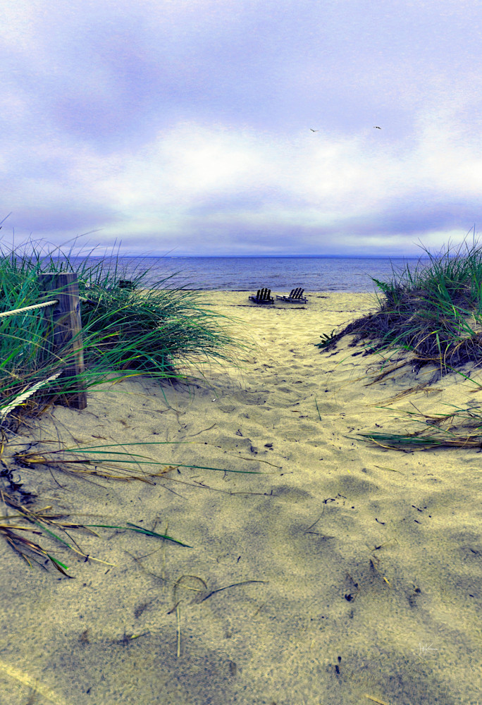 Cape Cod Coastal Path - Relaxing Beach View with Sand Dunes