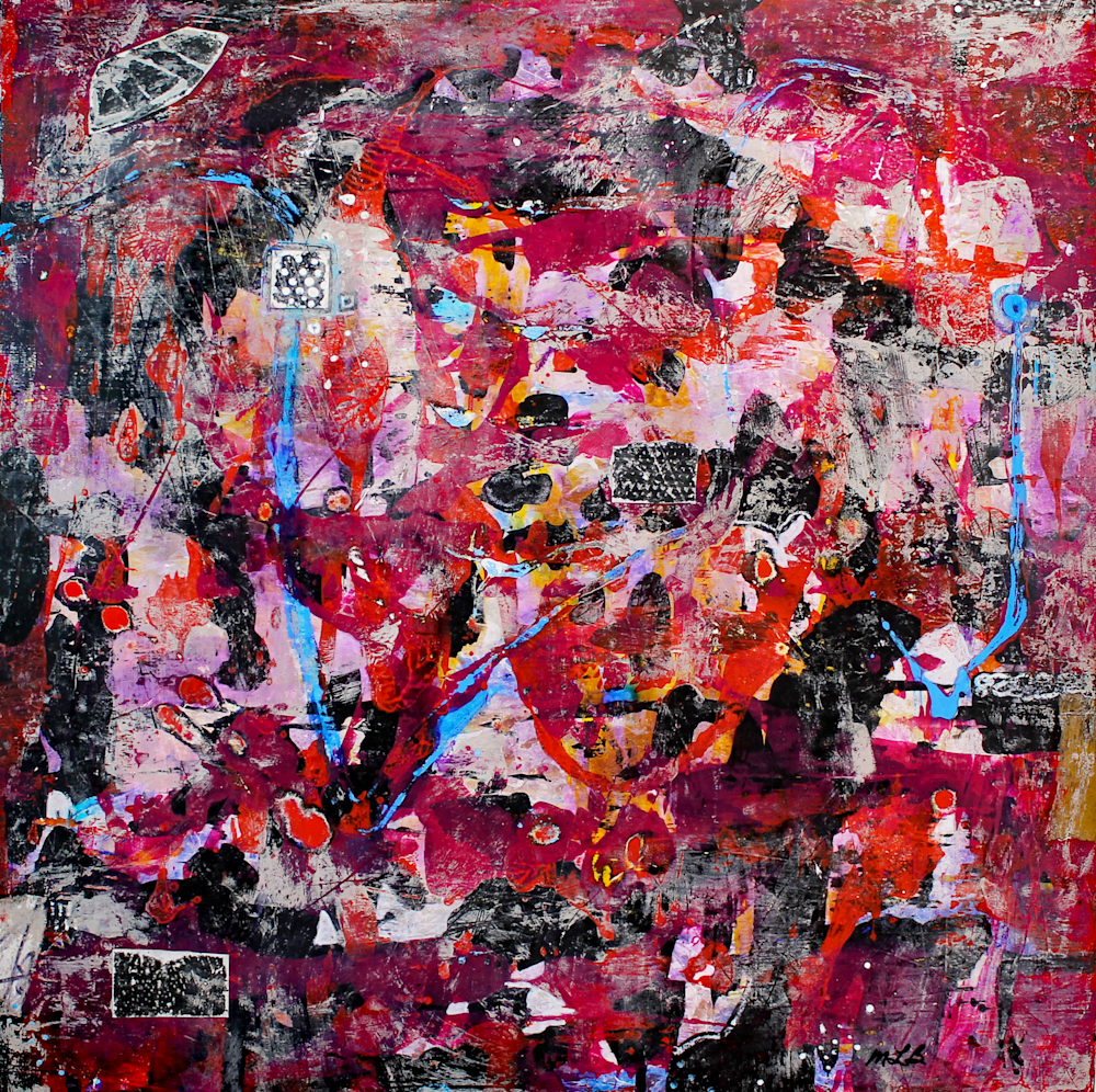 Purple Odessy Print Art | Mary Lea Bradley