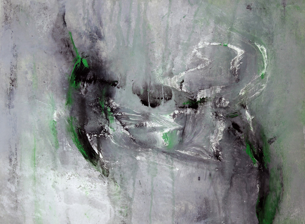 Emerald Gray Print Art | Mary Lea Bradley