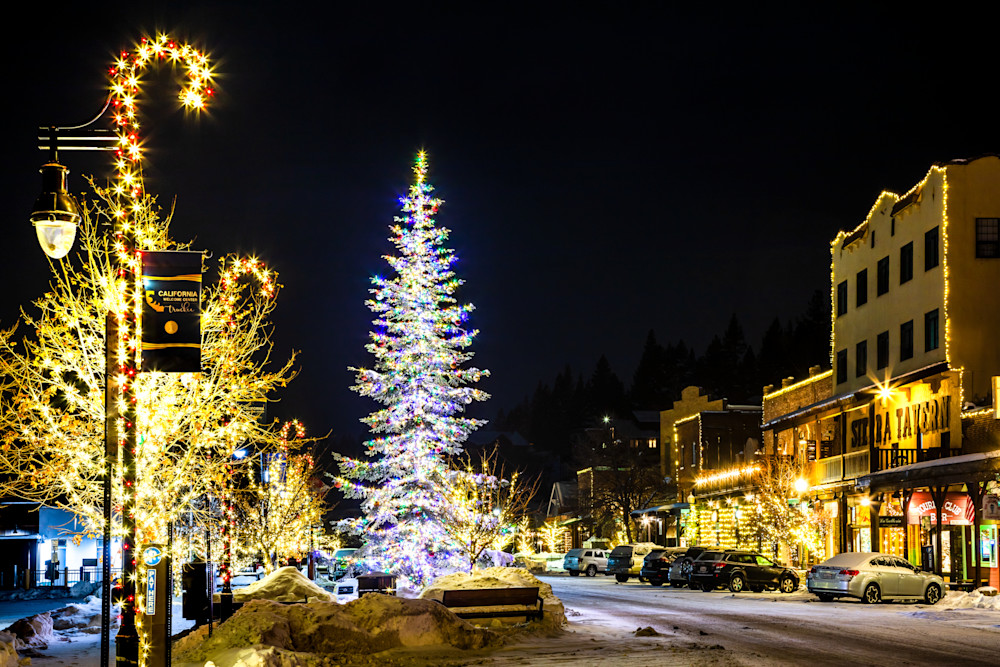 Snowy Christmas Tree in Truckee 18