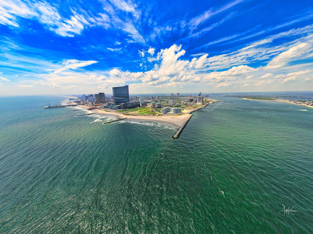 Aerial Beauty Of Atlantic City Photography Art | Artistic Insights Aerial Photography