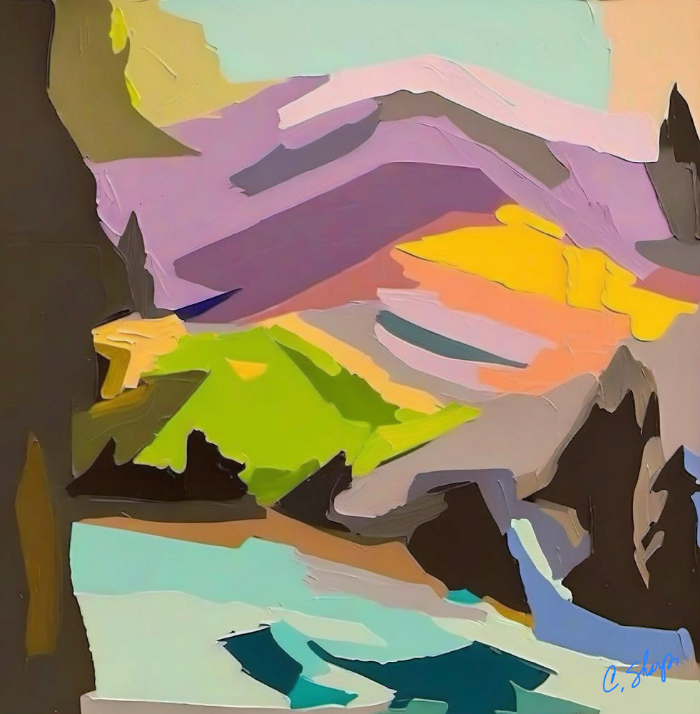 Purple Mount AI N Art | csharp art