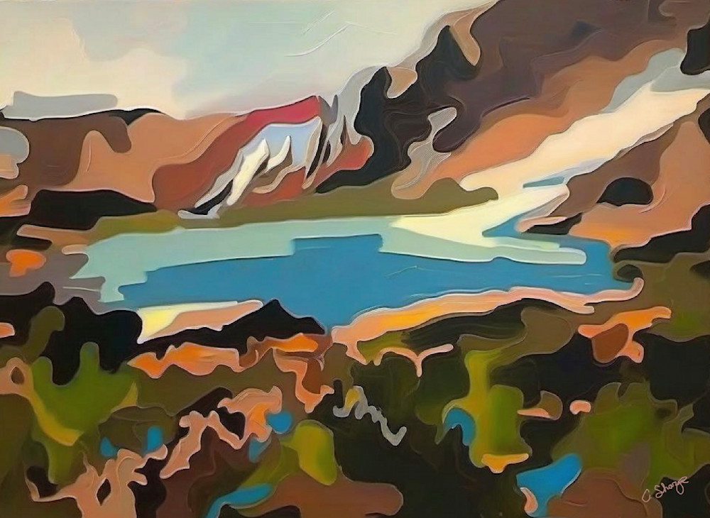 Glacier Wildflowers Art | csharp art