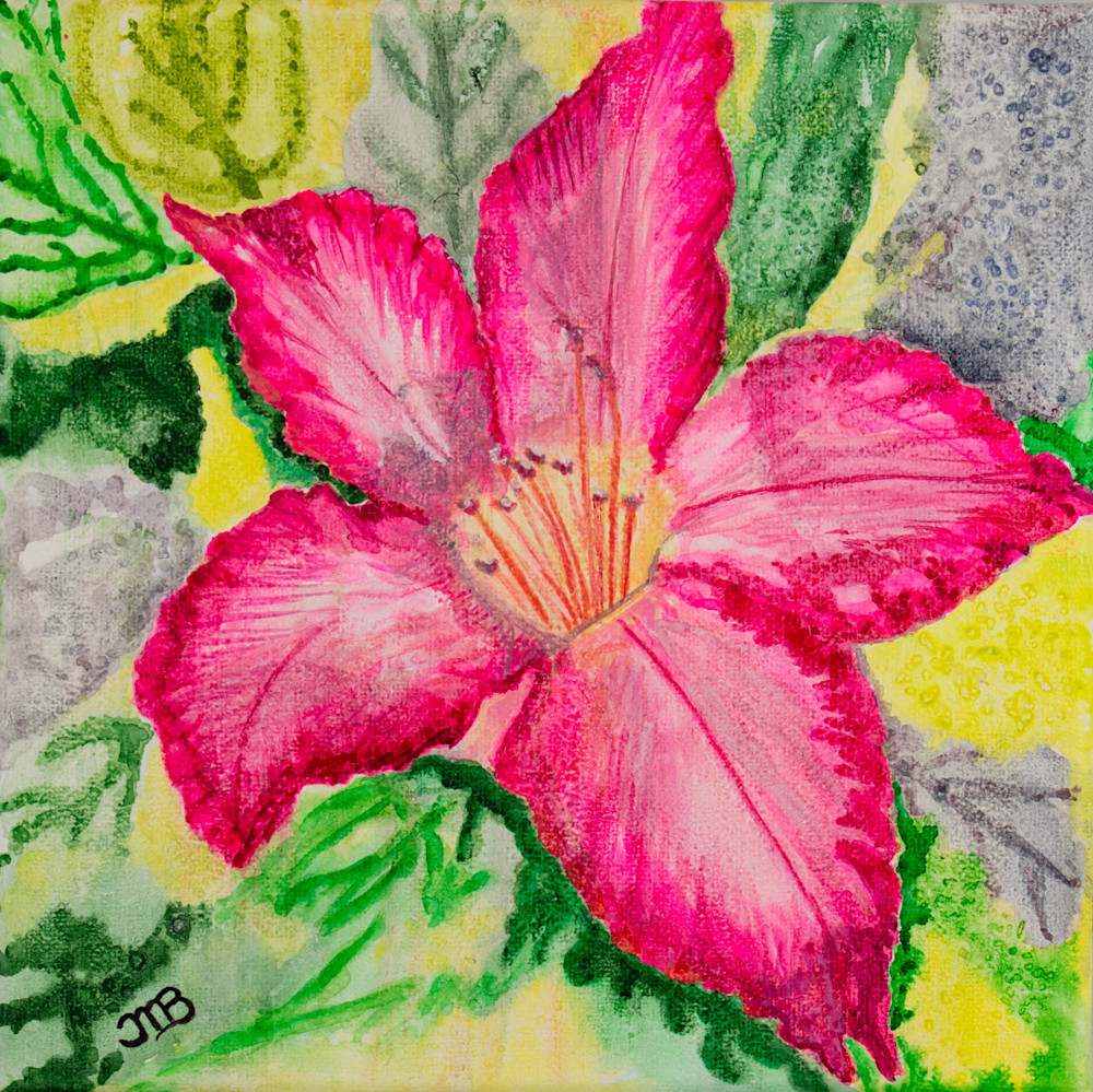 Vivid Kudu Lily Art | Left Brain Creative - Art by JMB